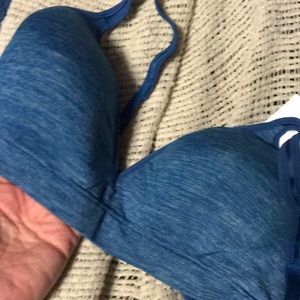 Hanes Teal T-shirt bra, Medium